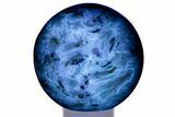 Polished Dendritic Agate Sphere - Fluorescent! #327419-2